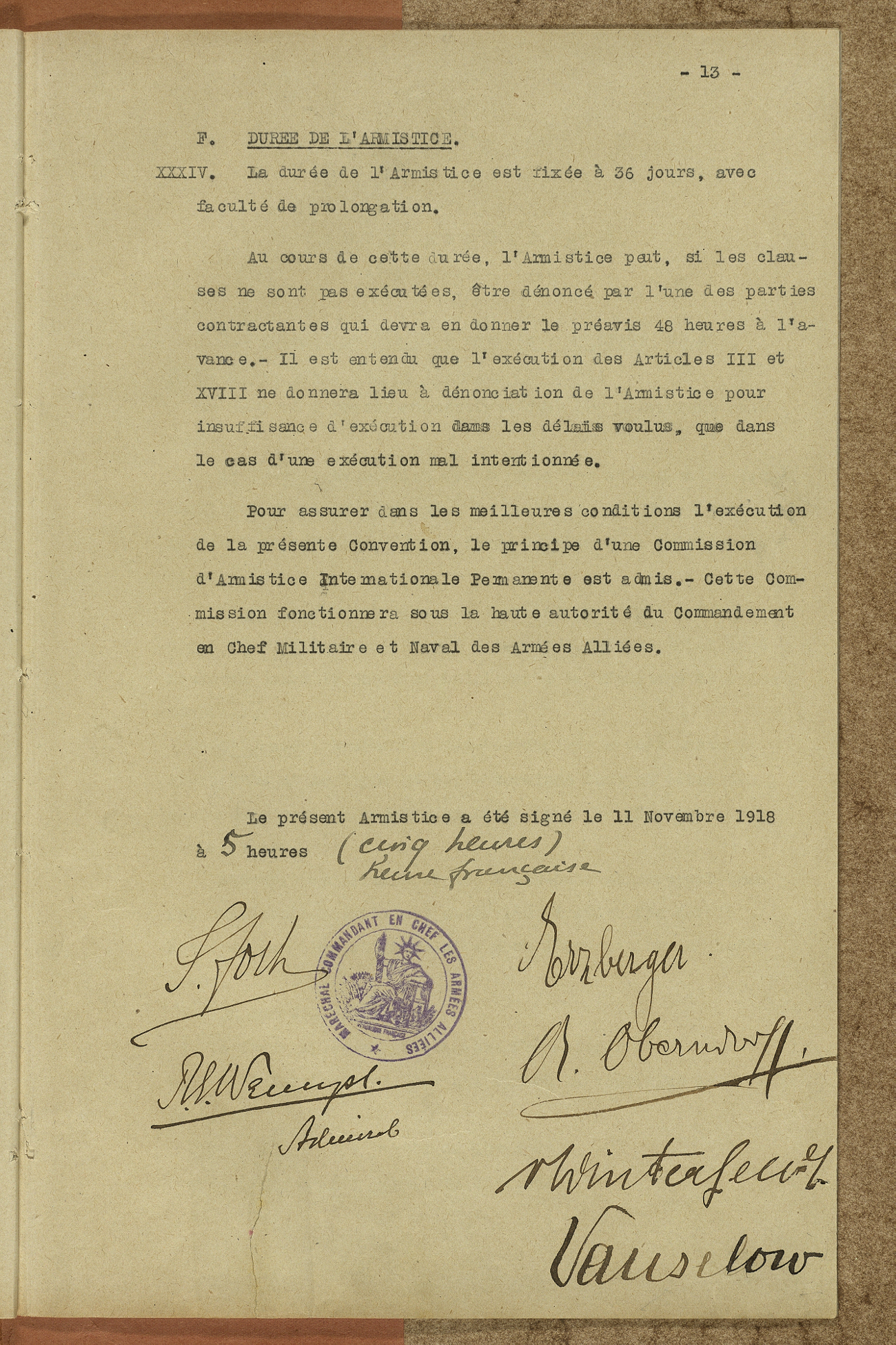 Über das hier dargestellte besondere Dokument wird in der Rubrik Regest und Formalbeschreibung informiert. Hier ist die letzte Seite mit den Unterschriften zu sehen.