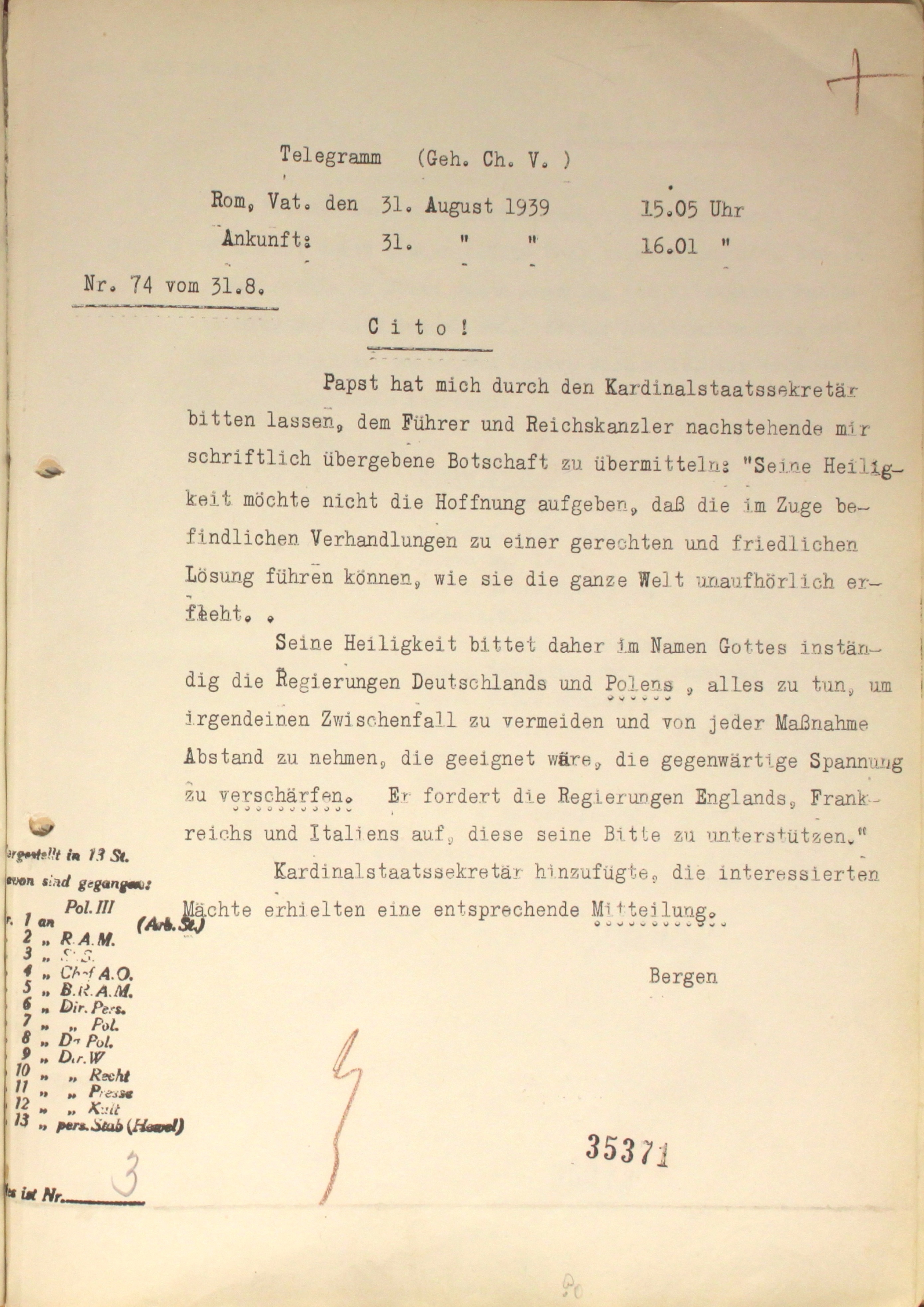 Über das hier dargestellte besondere Dokument wird in der Rubrik Regest und Formalbeschreibung informiert.